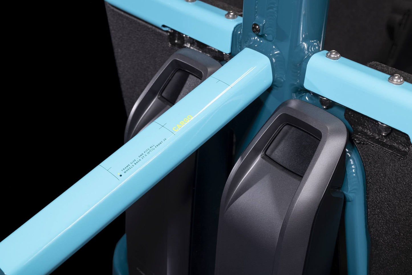 CUBE Cargo Hybrid 500 Blue/Lime 2025