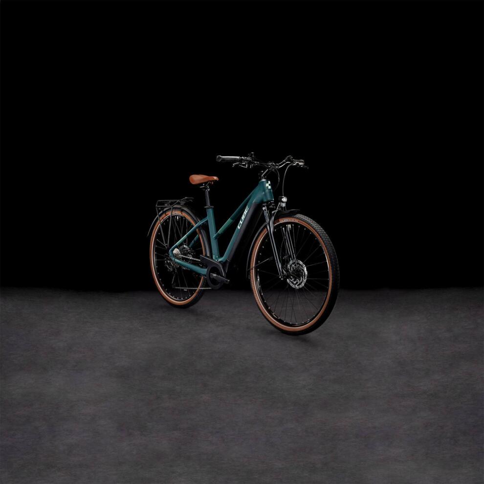 e bike grün cube Cube Touring Hybrid One 625 Dunkelgrün/Grün 2024 – Mcrbikes