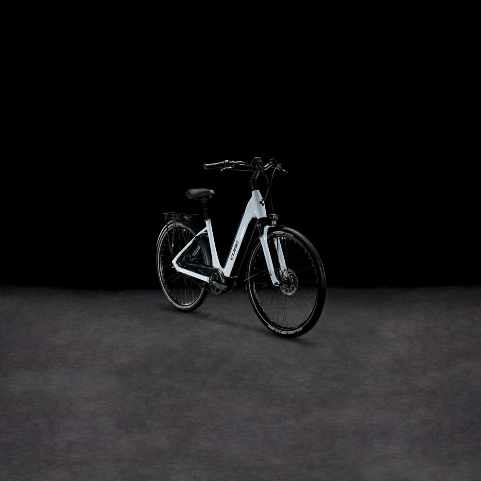 Cube Supreme Hybrid Exc 500 Flashweiß/Schwarz 2024