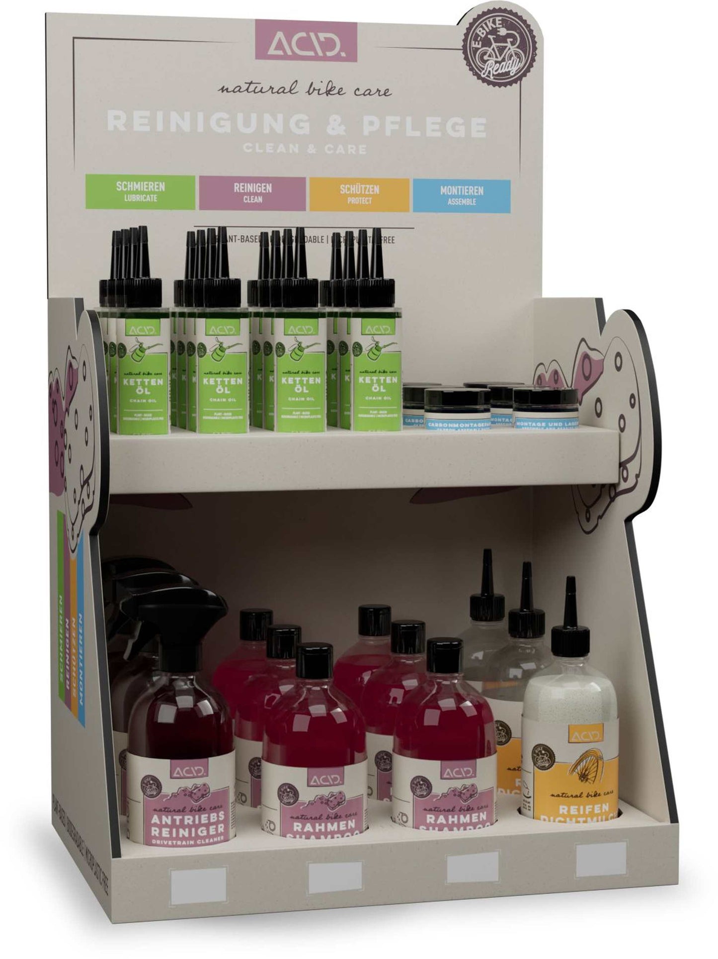 ACID CARELINE NATURAL COUNTER DISPLAY PACKAGE