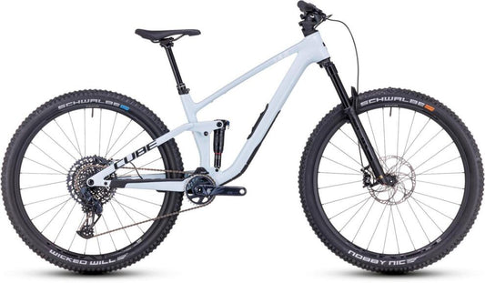 Cube Stereo One44 C:68X Slx Blanco escarcha/Negro 2024