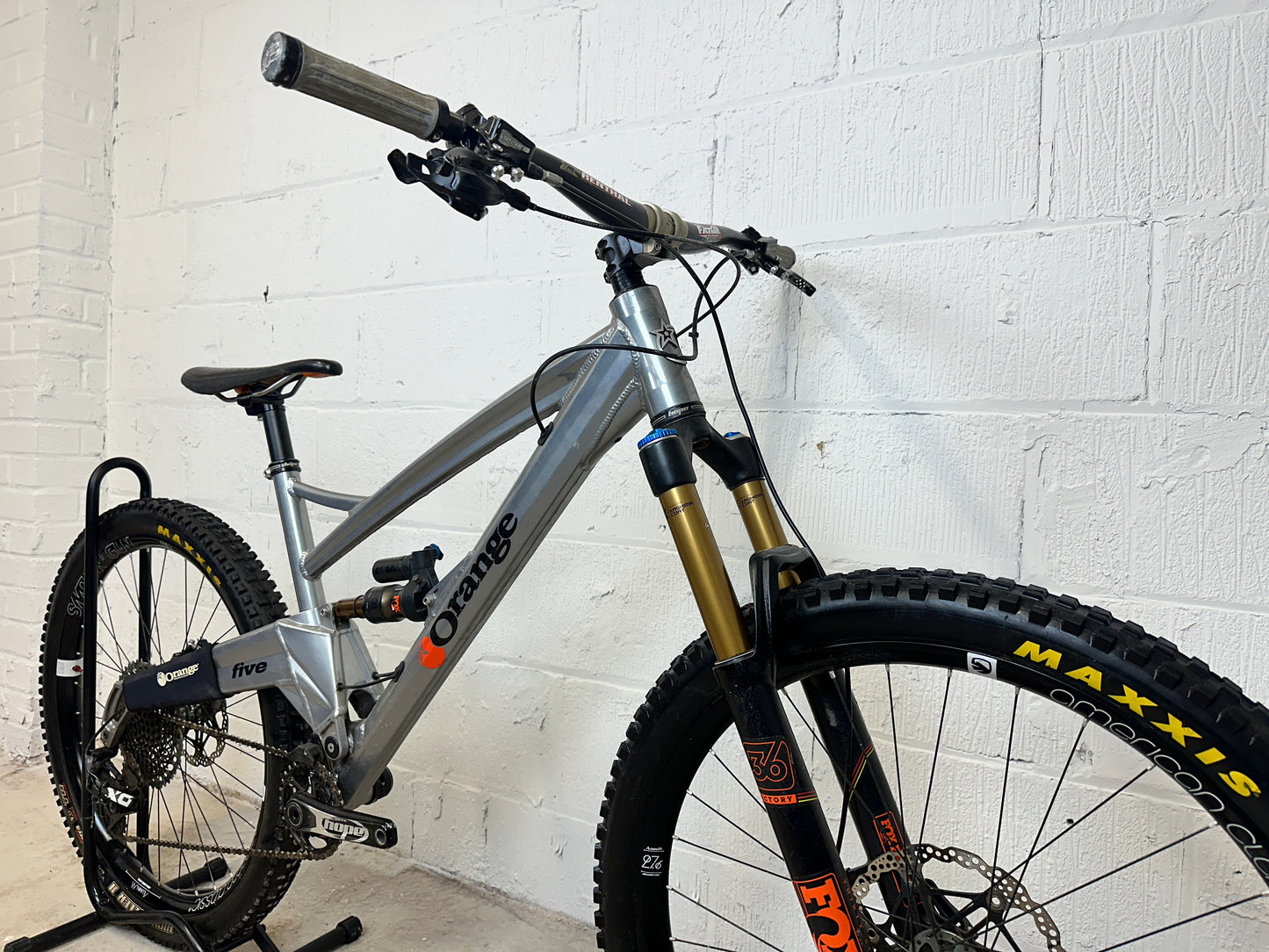 Orange Five Pro 2018 Chrome Full Suspension Mountain Bike