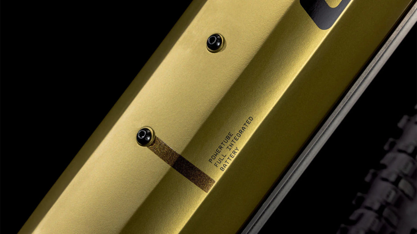 Cube Reaction Hybrid Performance 500 Electric Hardtail Mountain Bike 2025 Golden Lime & Black