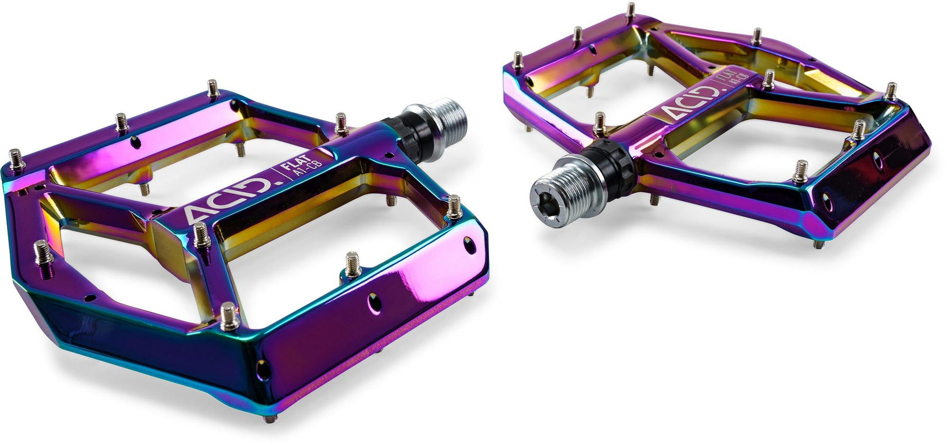 ACID Pedals Flat A1-Cb Oil Slick – Mcrbikes