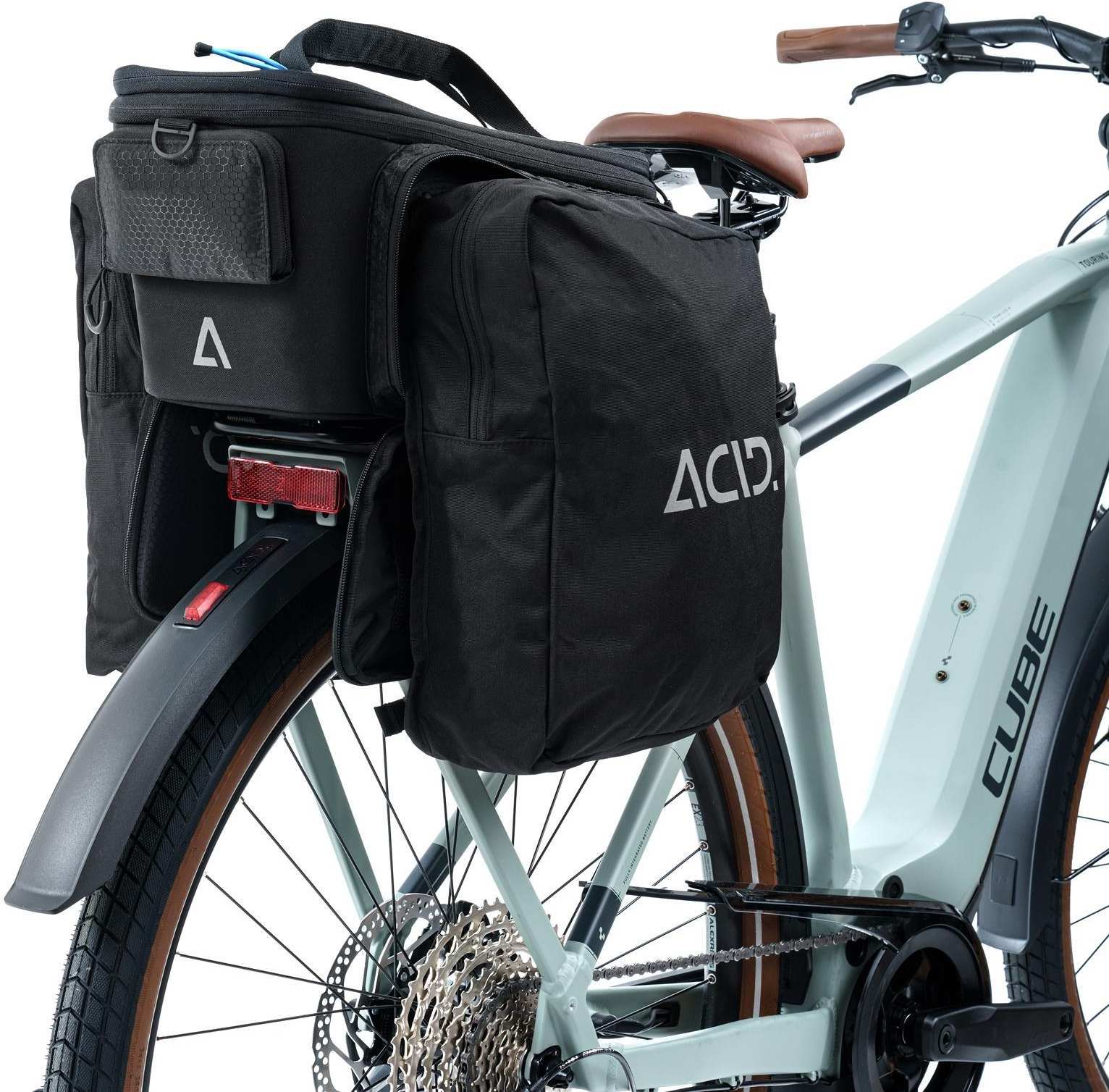 acid fahrradtasche trunk 10 rilink ACID Fahrradtaschen Trunk City 8+16 Rilink Schwarz – Mcrbikes