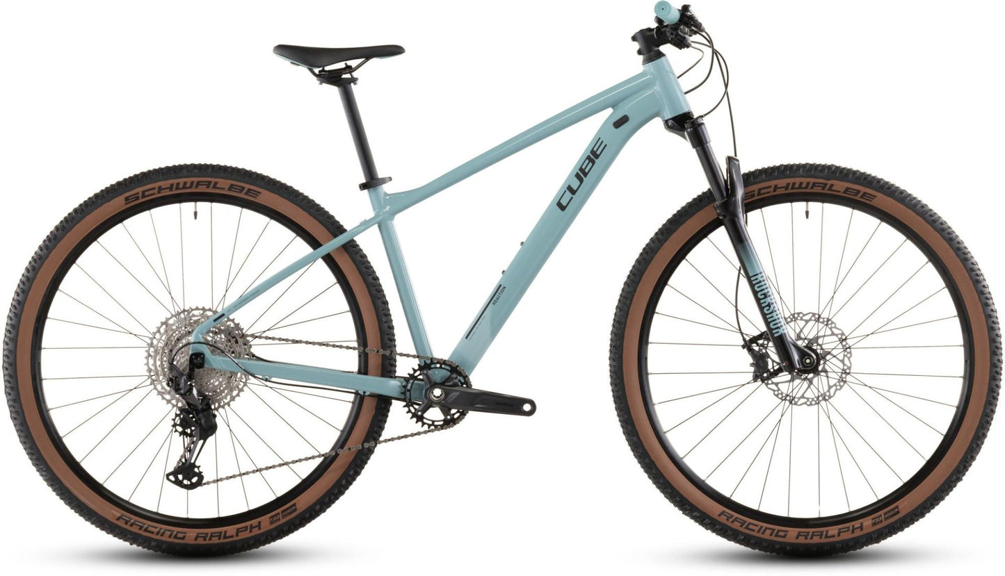 Cube Reaction 2026 SLX Mountain Bike - Tealgrey and Black