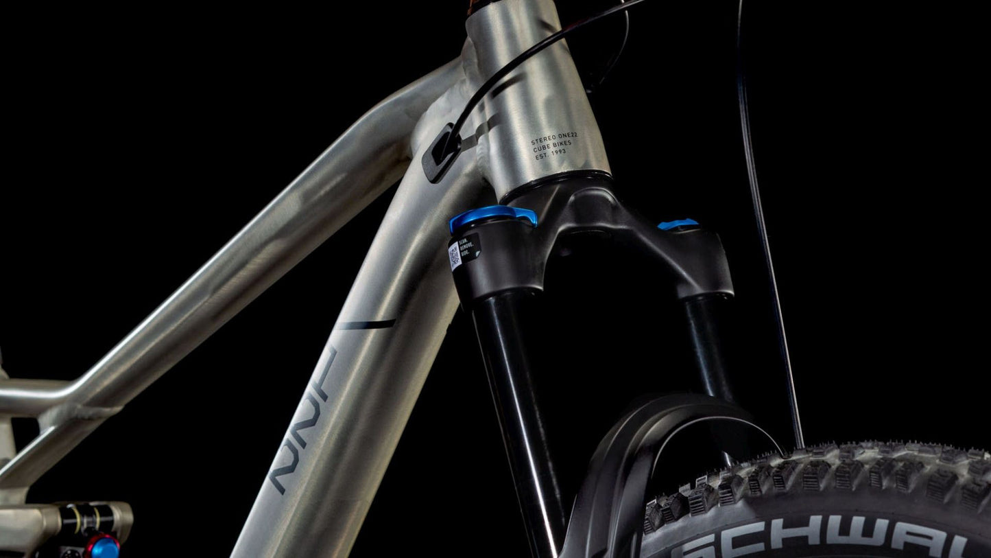 CUBE STEREO ONE22 RACE 2026 RAWMETAL/BLACK