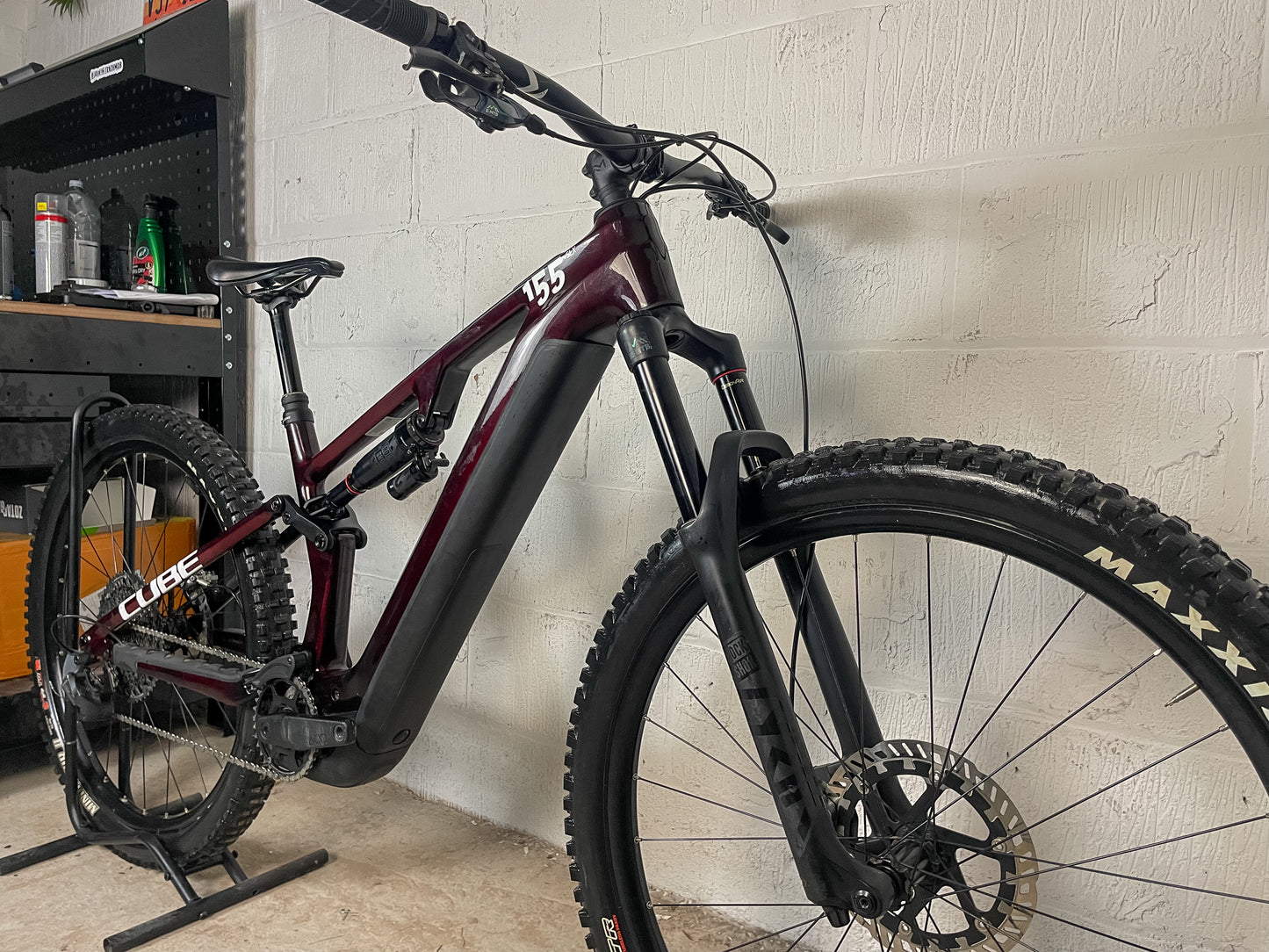 Cube Stereo Hybrid One55 C:68X SLX 750 2025 Electric Mountain Bike