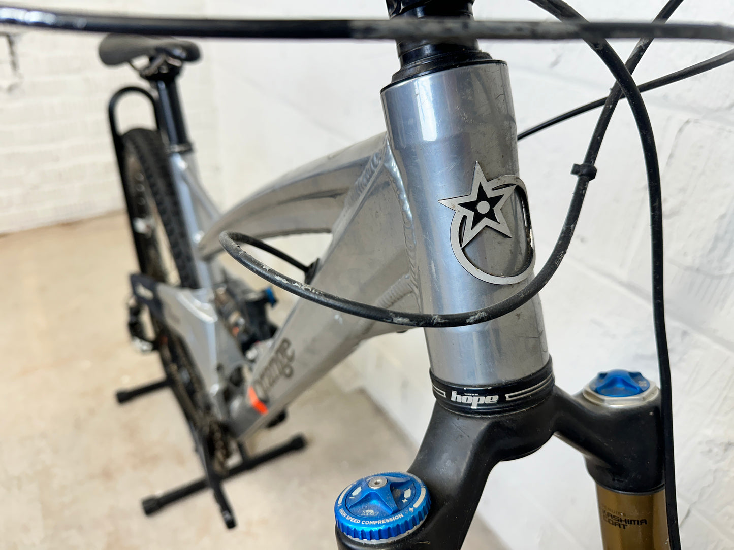 Orange Five Pro 2018 Chrome Full Suspension Mountain Bike