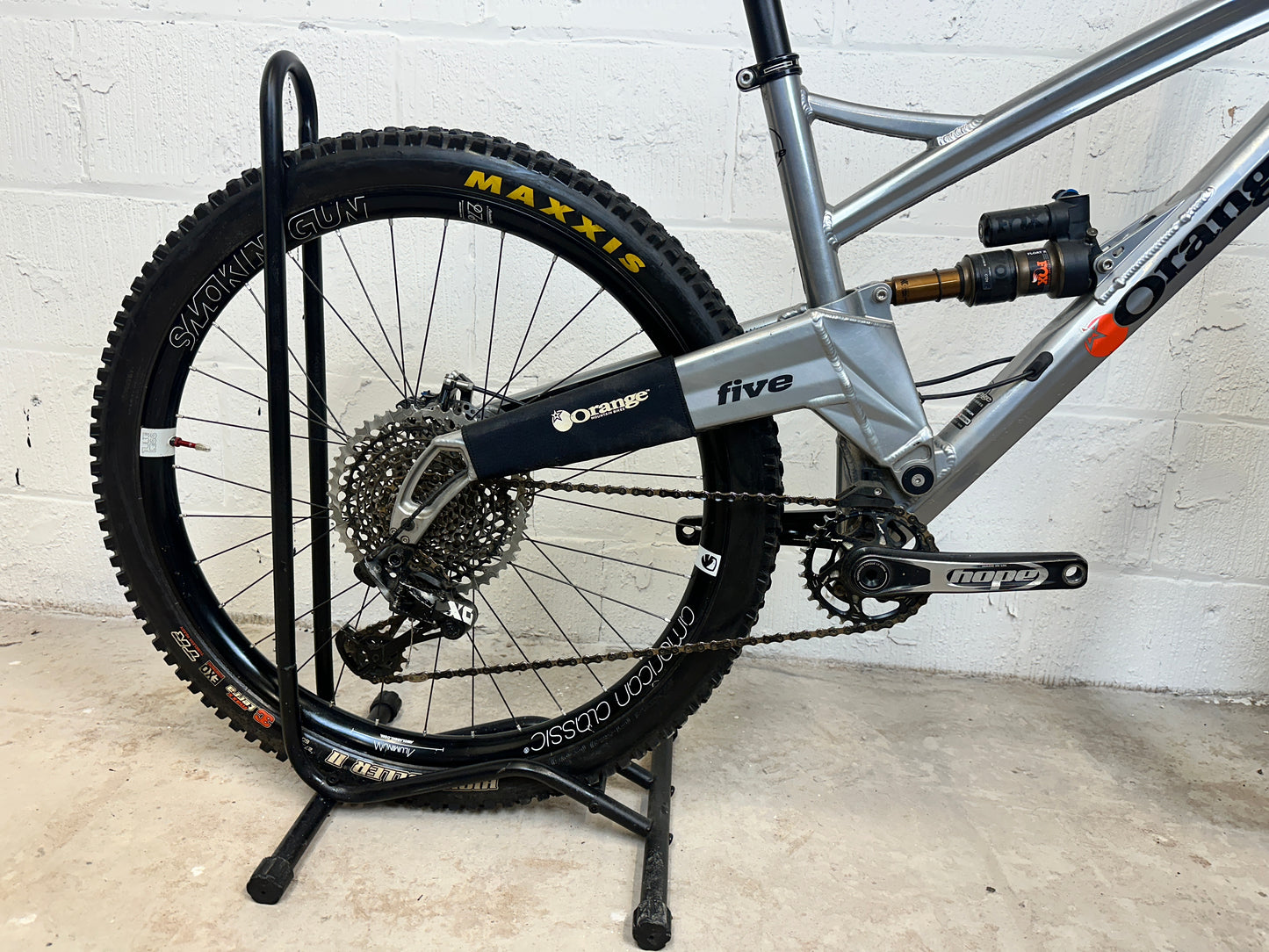 Orange Five Pro 2018 Chrome Full Suspension Mountain Bike