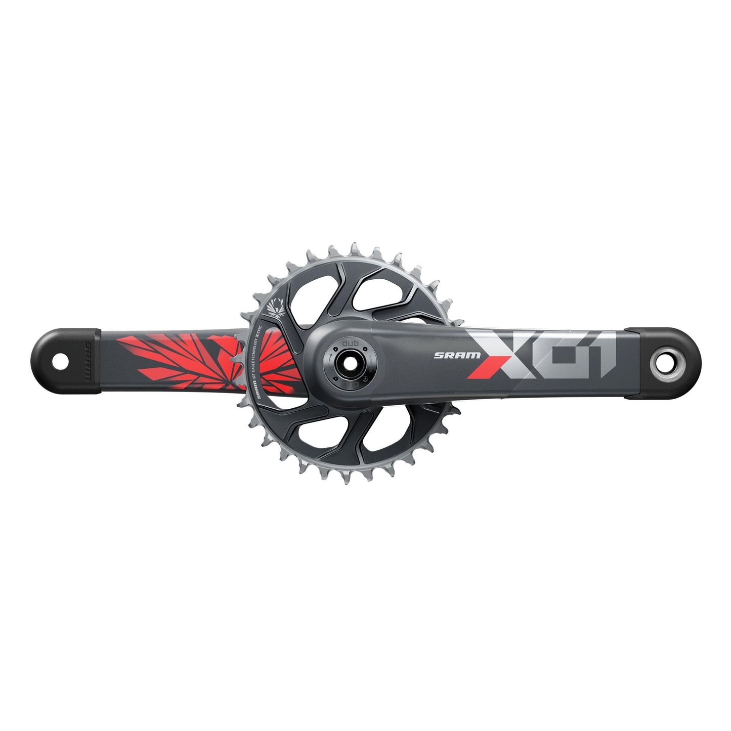 SRAM Crankset X01 Eagle Boost 148 DUB 12s w Direct Mount 32T X-SYNC 2 Chainring (DUB Cups/Bearings not included) C3