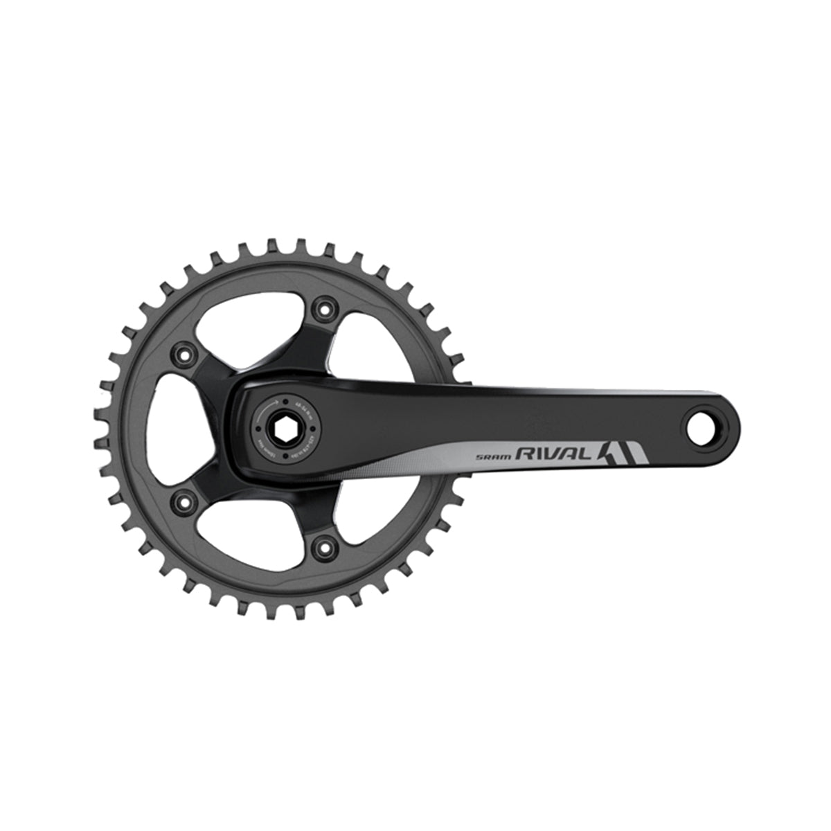 SRAM Rival1 Crank Set GXP 172.5mm w/ 50T X-SYNC (GXP Cups Not Included)
