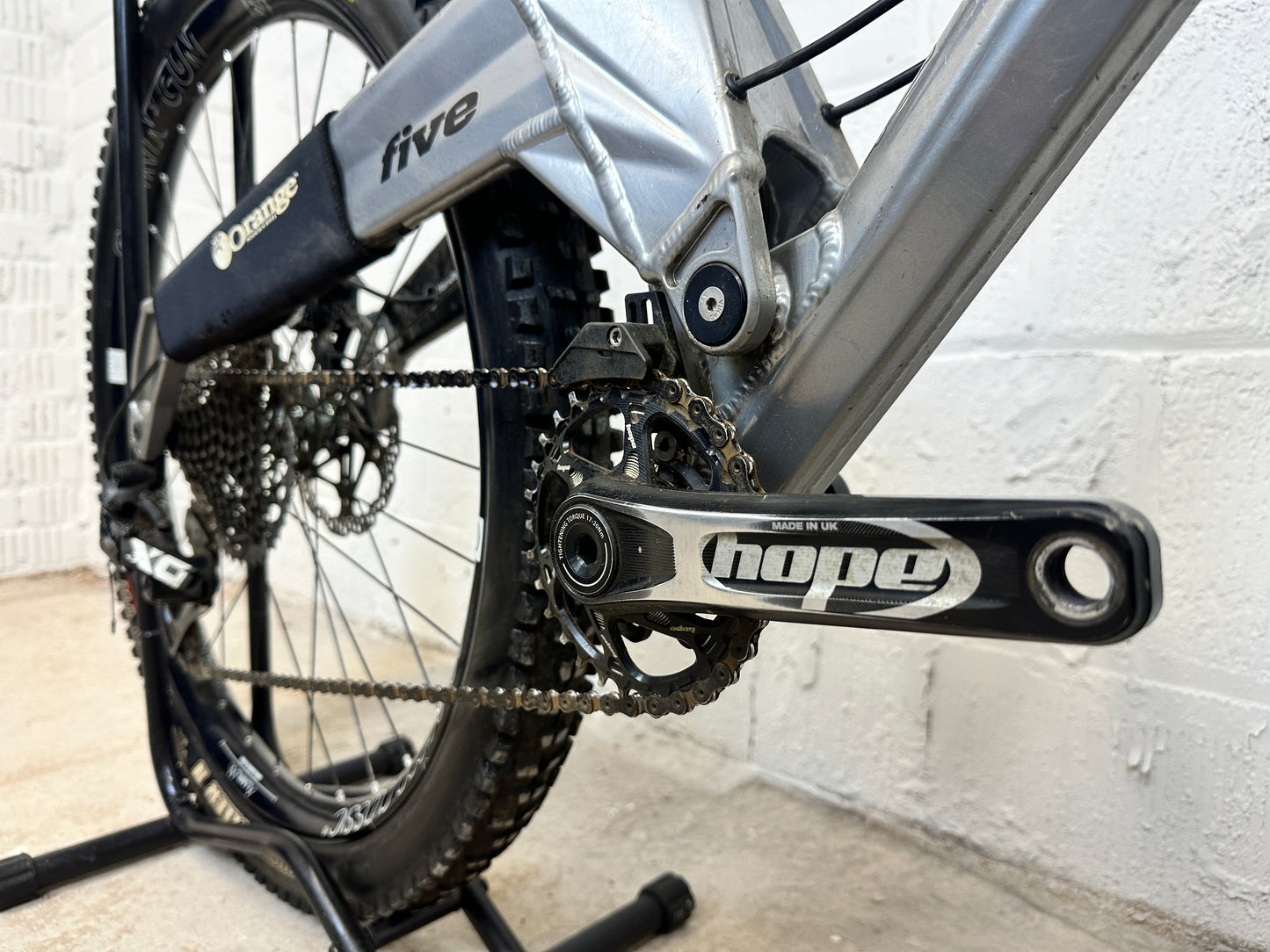 Orange Five Pro 2018 Chrome Full Suspension Mountain Bike