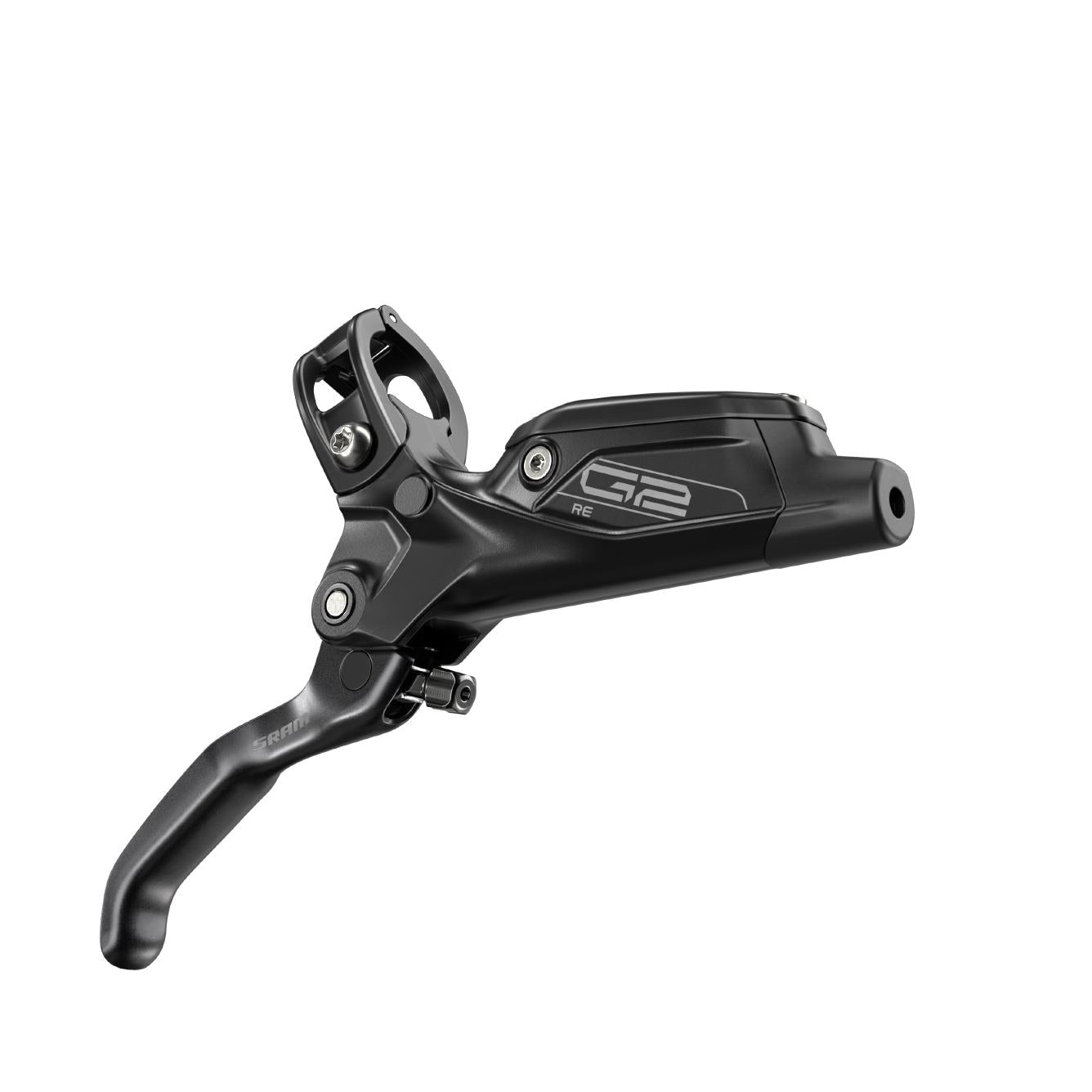 SRAM Disc Brake G2 RE (Reach,E-MTB) Guide Aluminum Lever Code 4Piston Caliper Gloss Black Rear 1800mm Hose (Rotor/Bracket sold separately)A2