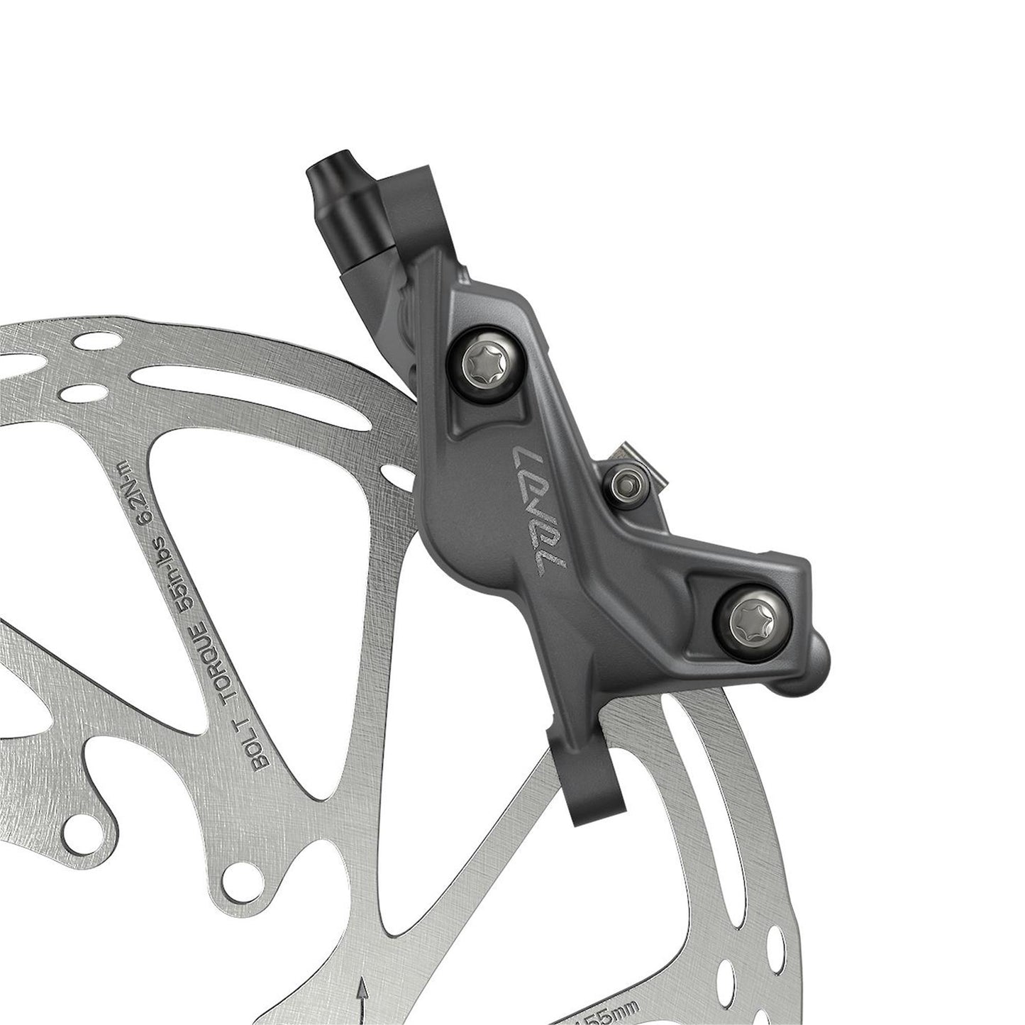 SRAM Disc Brake Level Bronze Stealth 4 Piston - Aluminum Lever, Stainless Hardware, Reach Adj, Front Hose (Includes MMX Clamp, Rotor/Bracket Sold Separately) C1