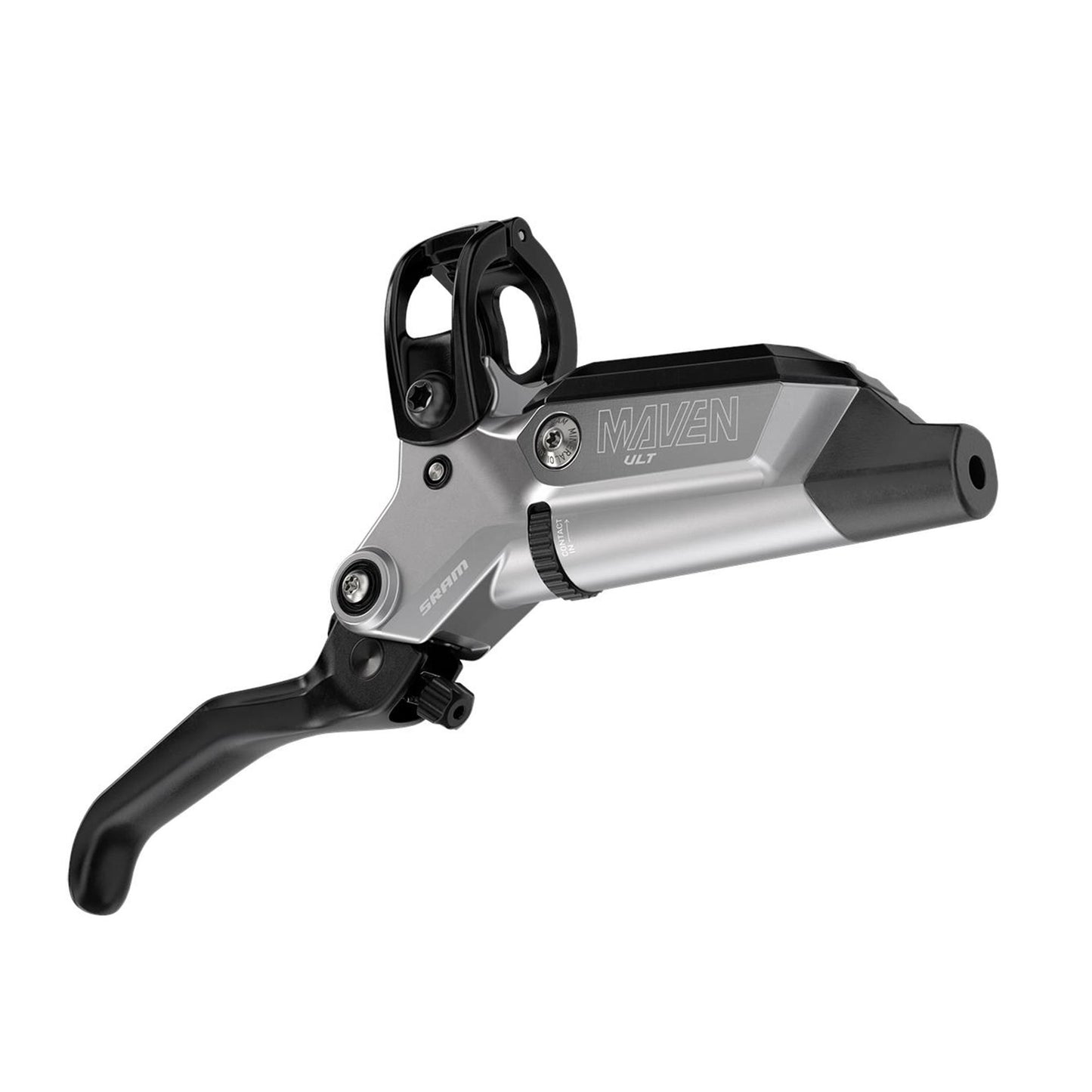 SRAM Disc Brake Maven Ultimate Stealth - Aluminum Lever, Ti Hardware, Reach/Contact Adj ,Swinglink, Clear Ano (Includes MMX Clamp, Bracket) (Rotor Sold Separately) A1