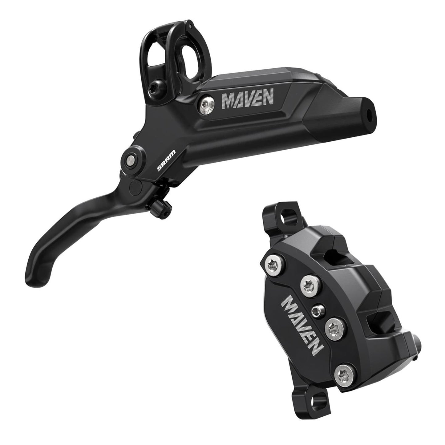 SRAM Disc Brake Maven Base - Aluminum Lever, Stainless Hardware, Reach Adj, Diffusion Black (includes MMX Clamp,20P-2 Bracket,Bleeding Edge Tool) A1