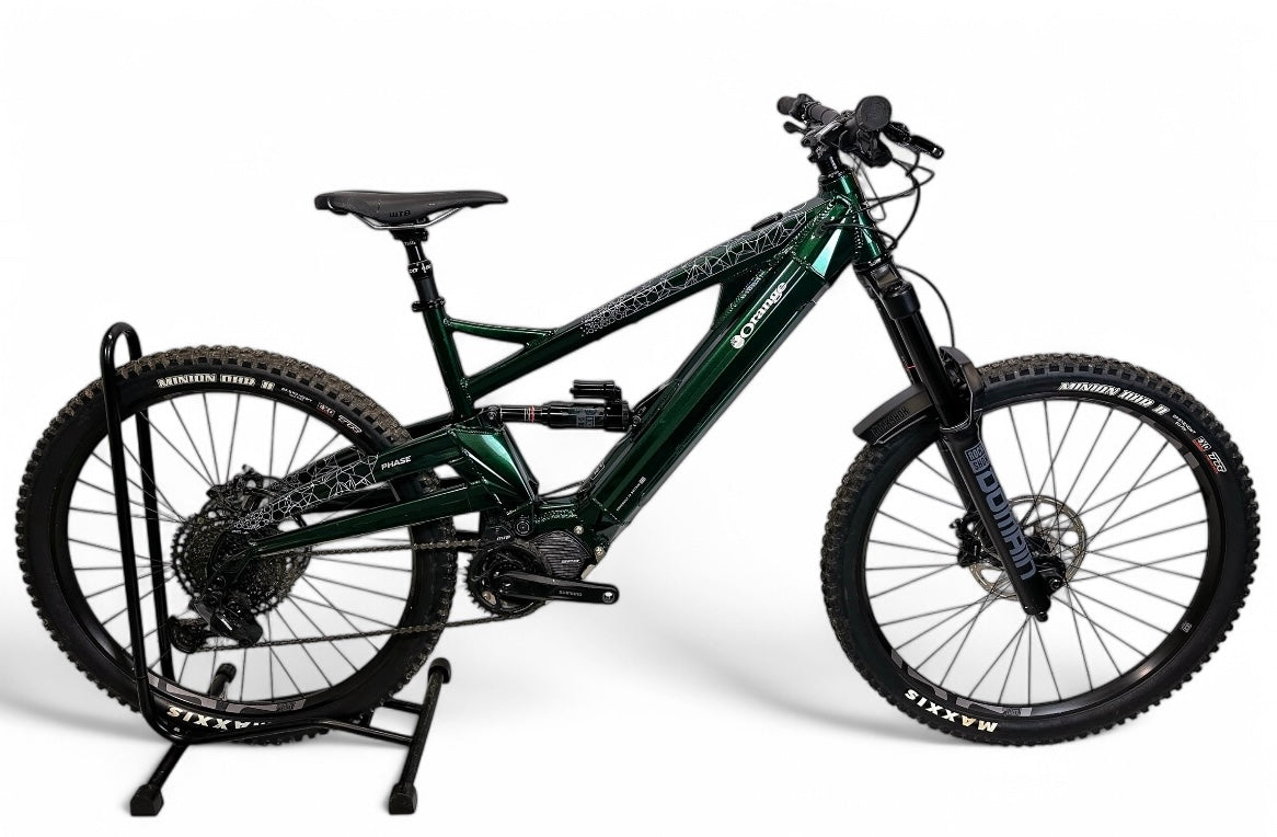 + £1,000 deposit Orange Phase 27.5 S 2024 Full Suspension Electric Bike *Only 81 Miles*