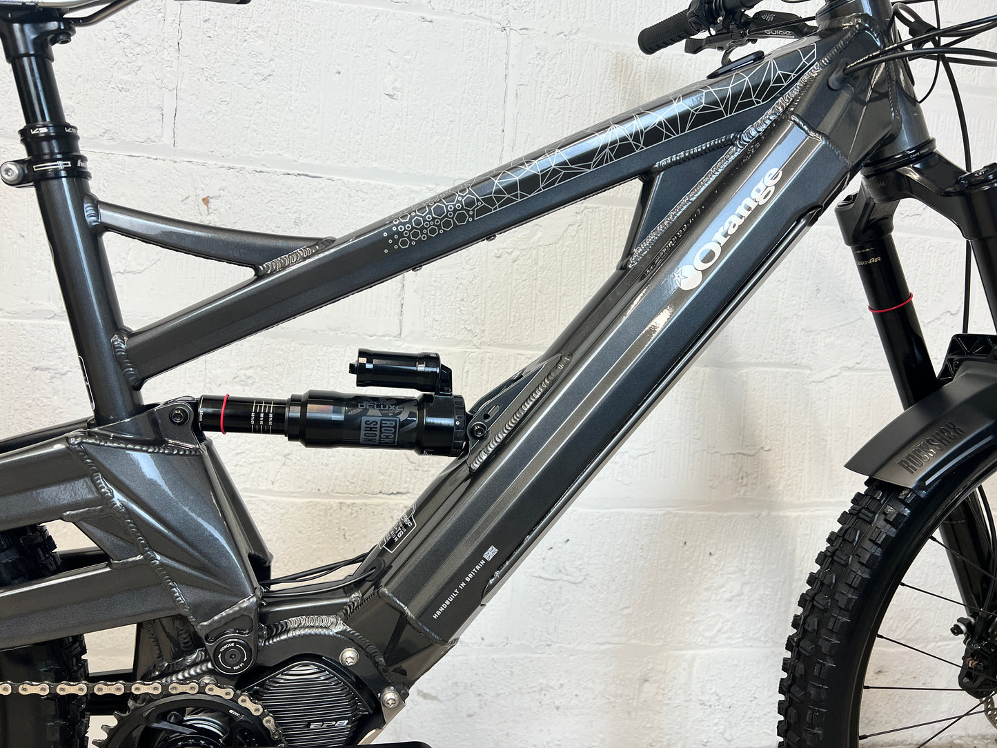 Orange Phase S 2025 Electric Mountain Bike *Only 30 Miles Rode*