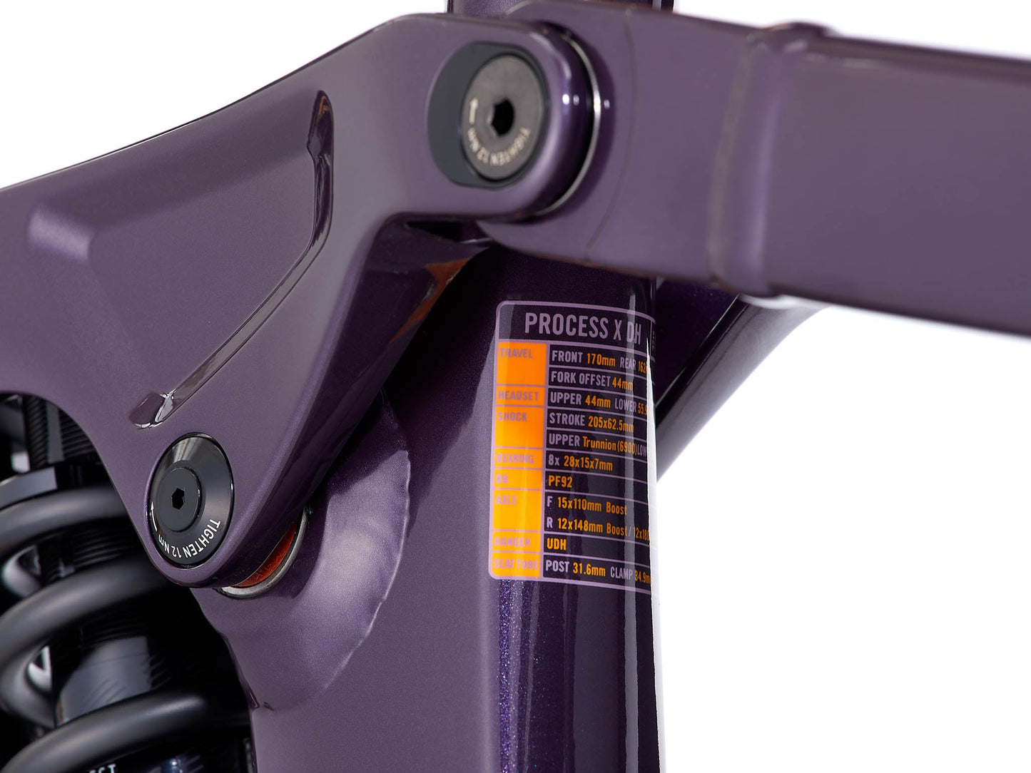 Kona Process X DH 2024 Full Suspension Mountain Bike - Gloss Metallic Grape