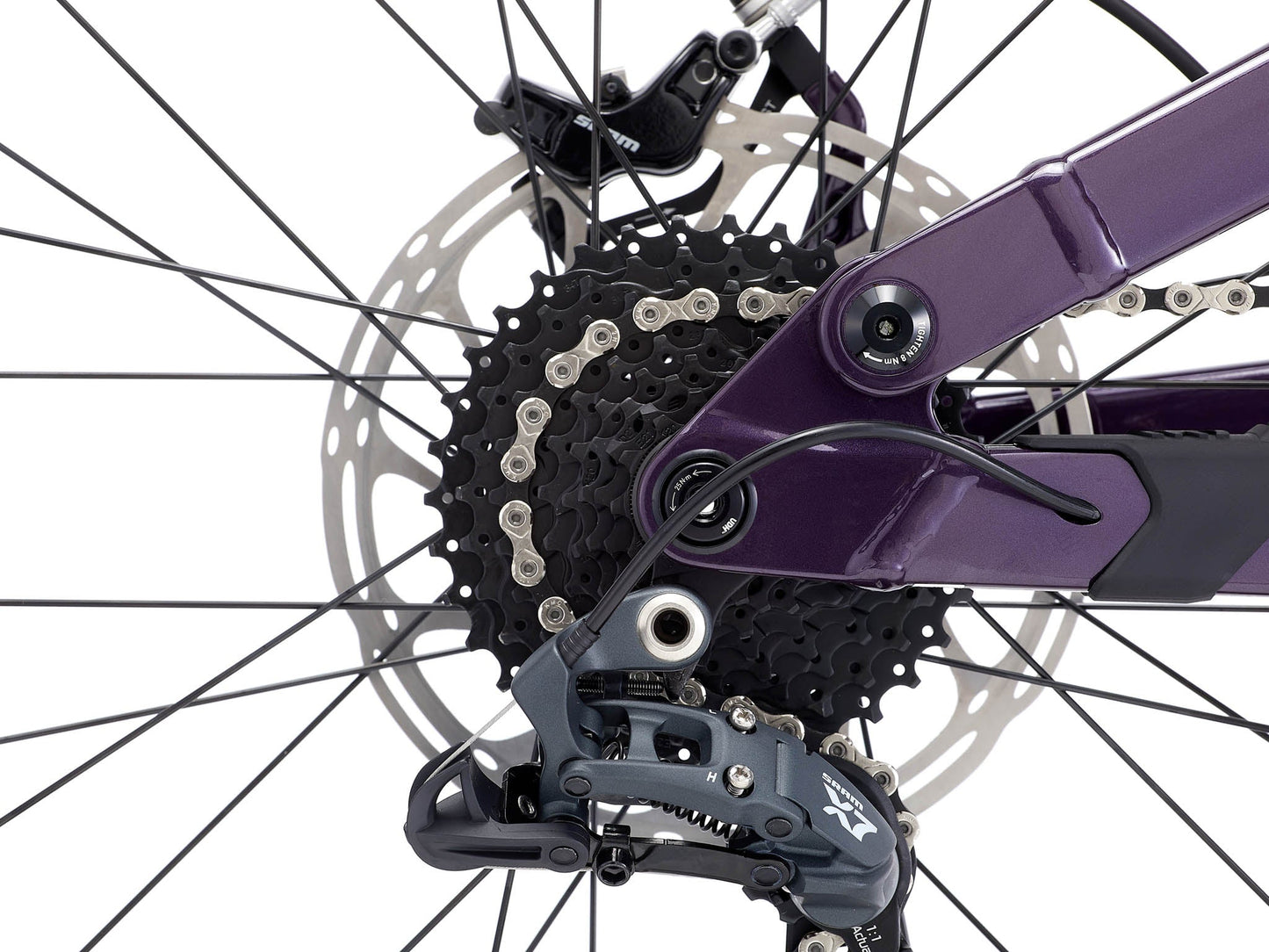 Kona Process X DH 2024 Full Suspension Mountain Bike - Gloss Metallic Grape