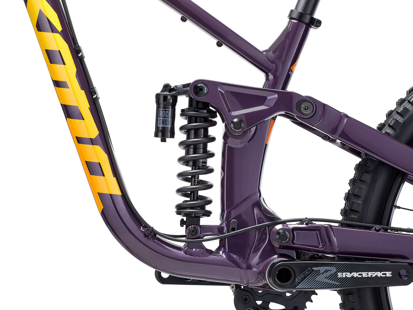 Kona Process X DH 2024 Full Suspension Mountain Bike - Gloss Metallic Grape