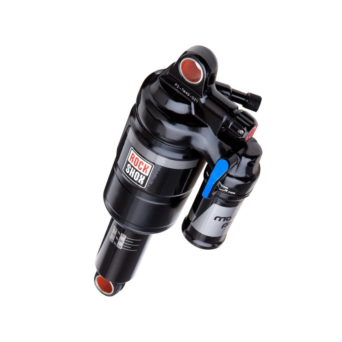 Rockshox - Monarch Plus RC3 - (200X57/7.875X2.25) Debonair Tune-Midreb/Midcomp - Fast Black Body - MY16