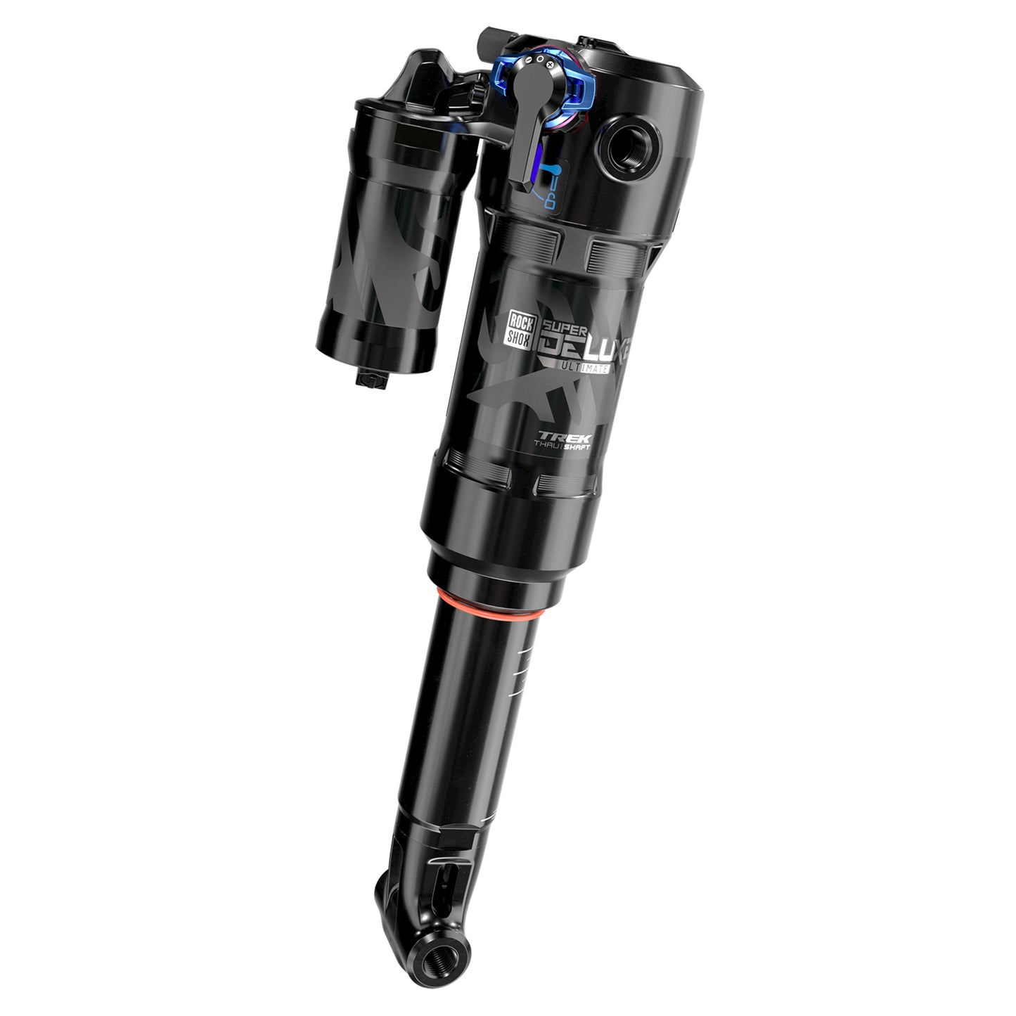 Rear Shock Super Deluxe Thru Shaft RCT (230X57.5) 0Neg, Progressive, 0Pos, Mreb/Mcomp, 380 Lockout, Trunnion/Yoke Asymmetrical (No Hardware Included) - Remedy/Slash 2017-2020 C1