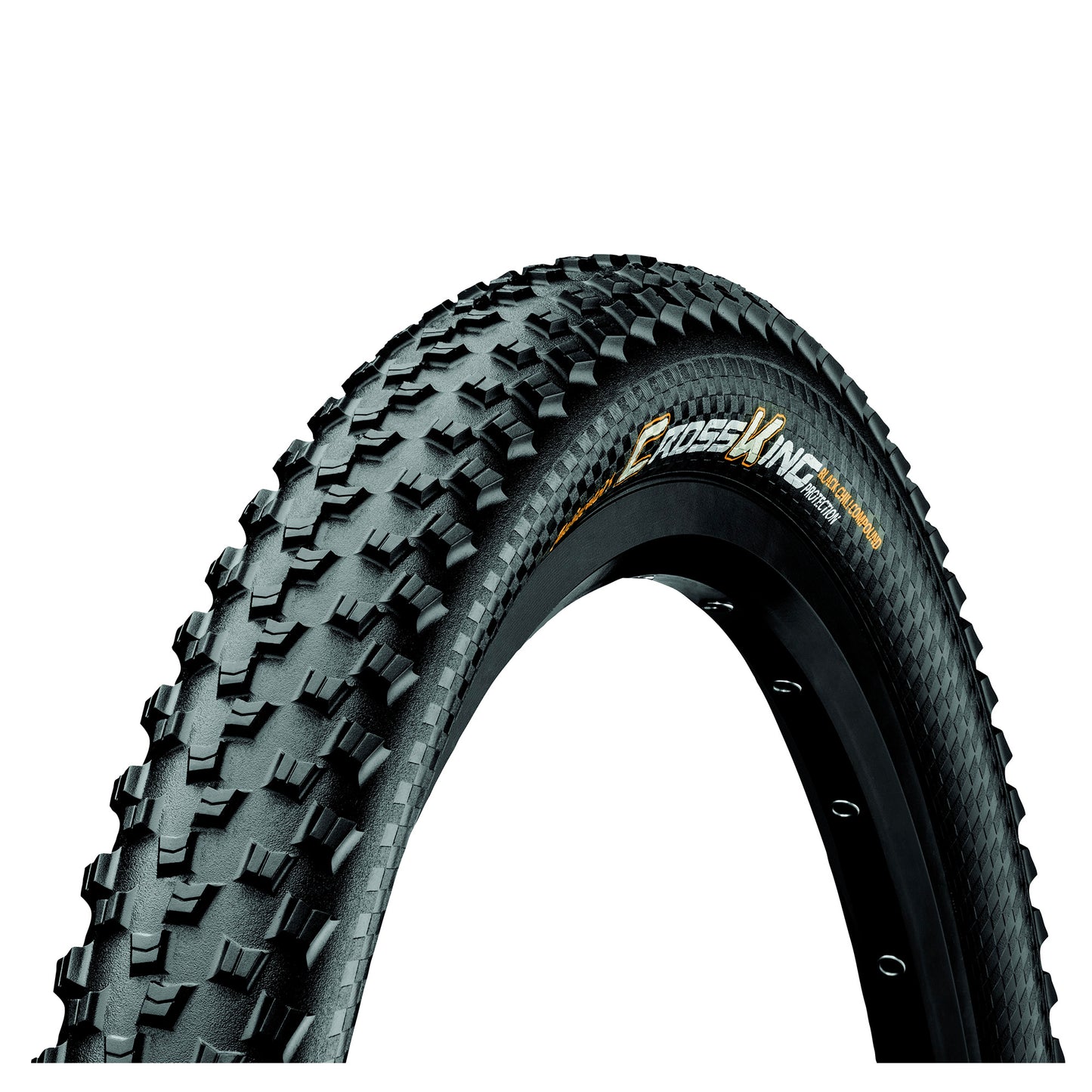 Continental Cross King ProTection Tyre - Foldable BlackChili Compound: BLACK/BLACK 27.5X2.30"