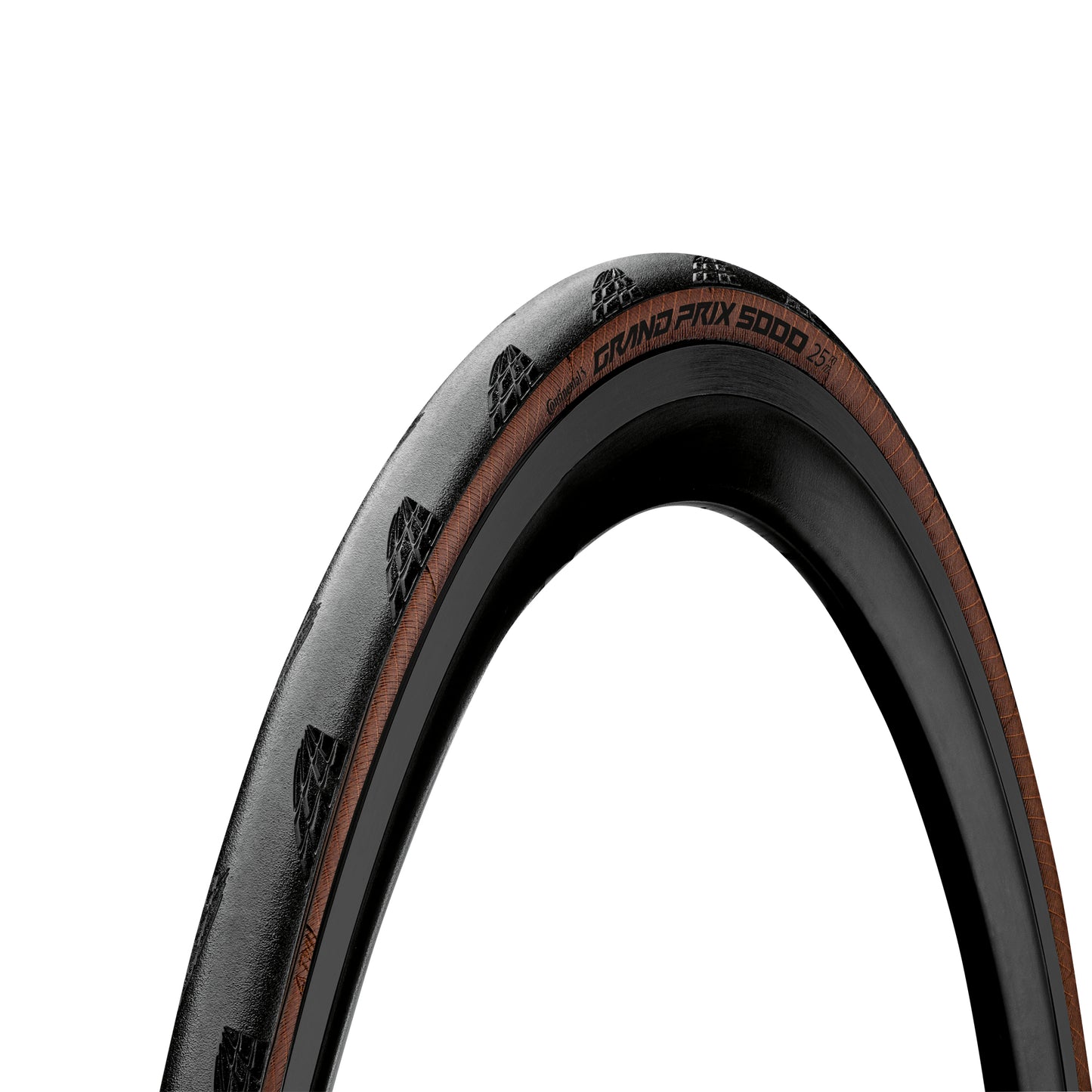 Continental Grand Prix 5000 Tyre - Foldable BlackChili Compound Black/Transparent: BLACK/TRANSPARENT 700X28C