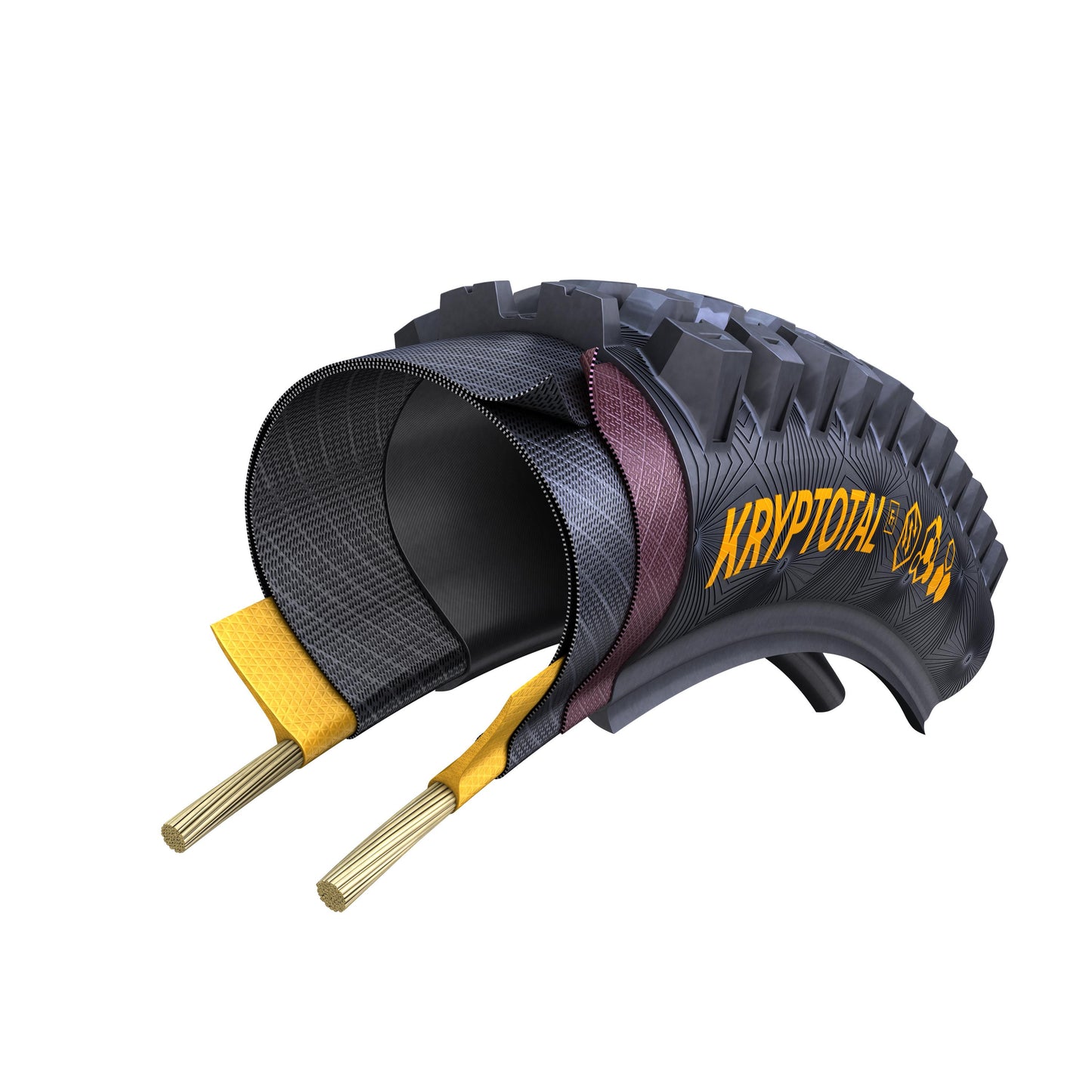 Continental Kryptotal Downhill Tyre - Supersoft Compound Foldable