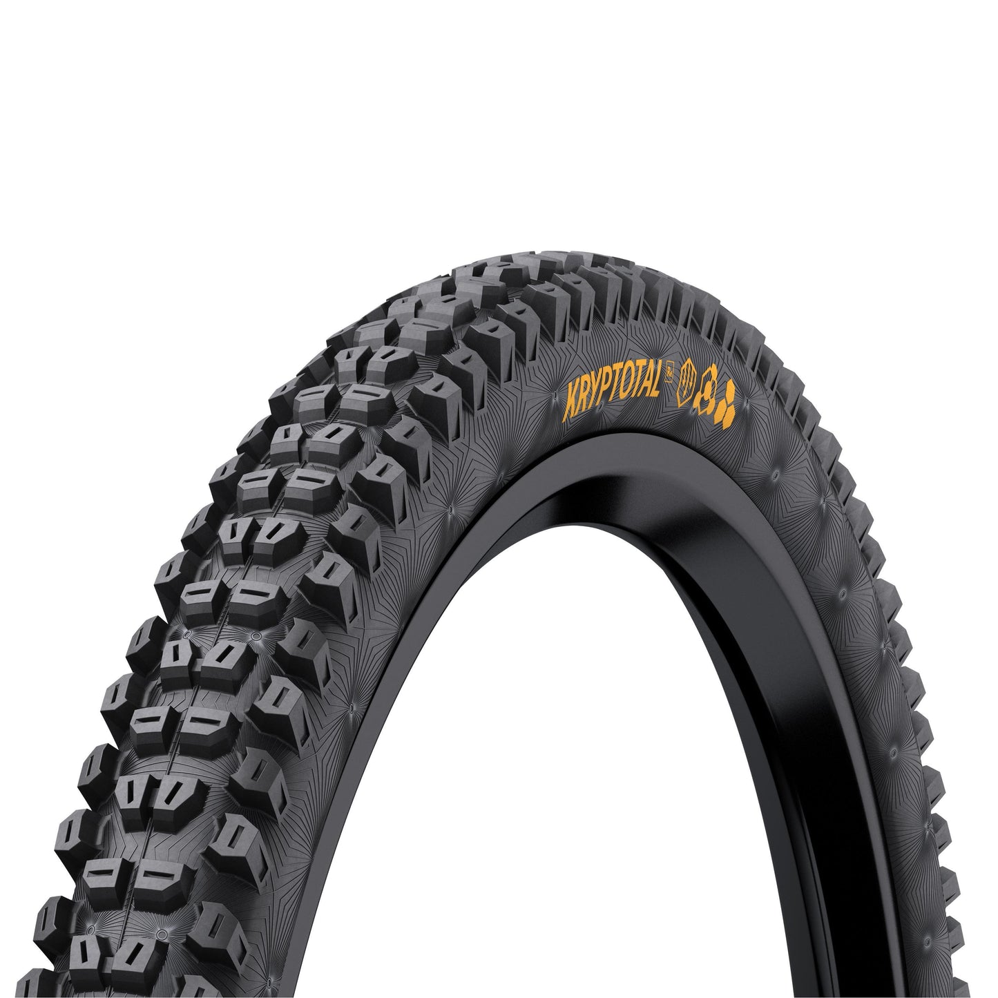 Continental Kryptotal Rear Downhill Tyre - Soft Compound Foldable 2022: BLACK & BLACK 29X2.40"