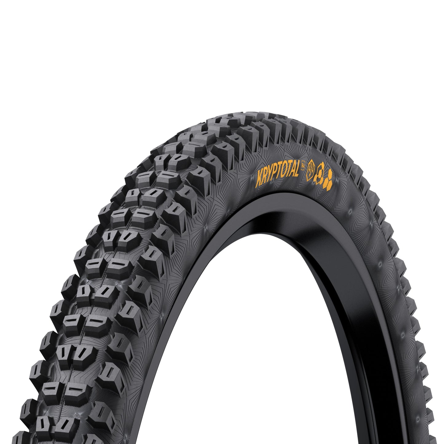 Continental Kryptotal Rear Trail Tyre - Endurance Compound Foldable 2022: BLACK & BLACK 27.5X2.60"