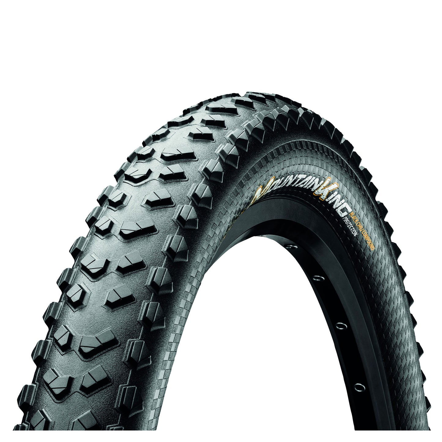 Continental Mountain King ProTection Tyre - Foldable BlackChili Compound: BLACK/BLACK 26X2.30"