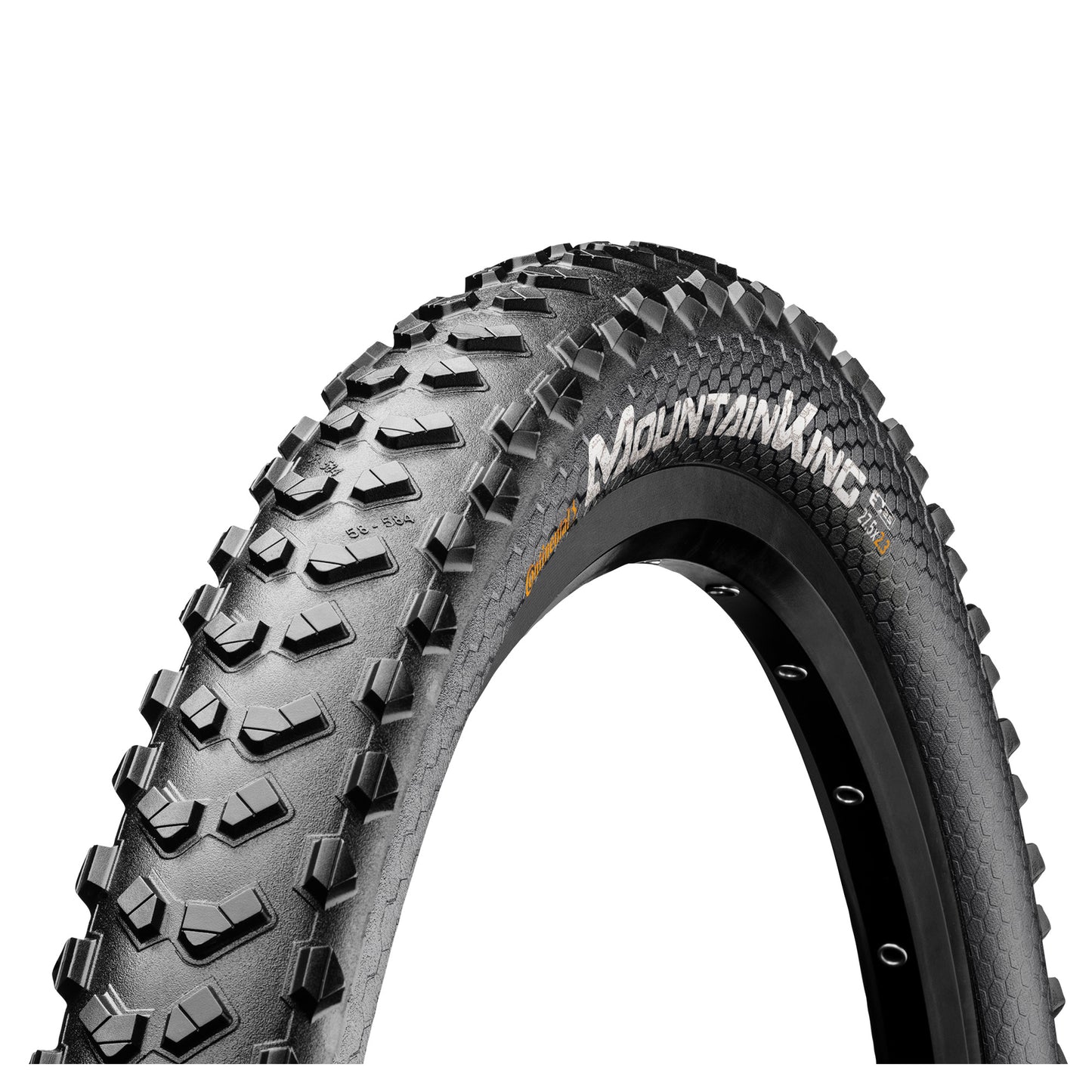 Continental Mountain King Tyre - Wire Bead: BLACK/BLACK 27.5X2.30"