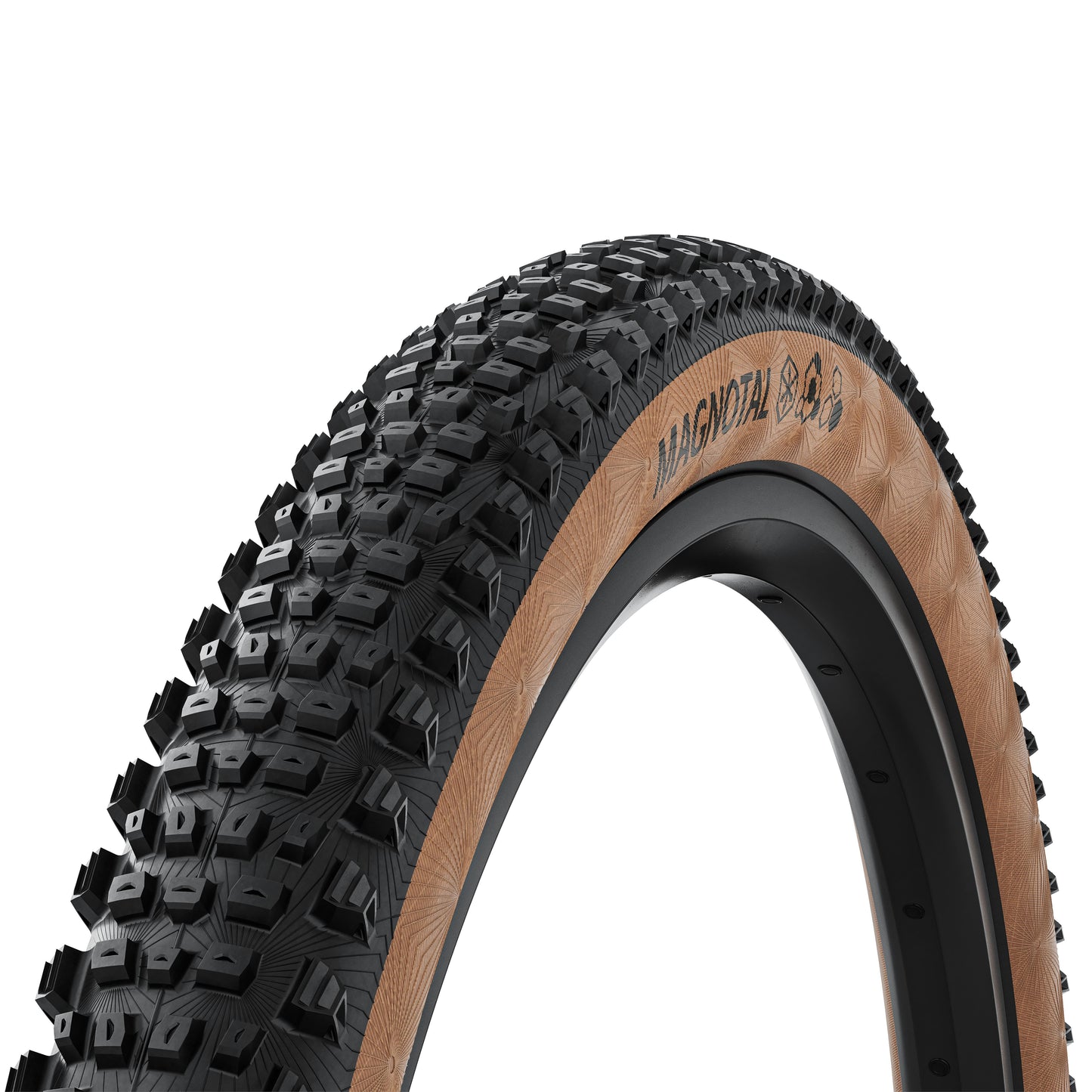 Continental Magnotal Trail Soft Foldable Tyre 2025: BLACK/TRANSPARENT 29 X 2.40