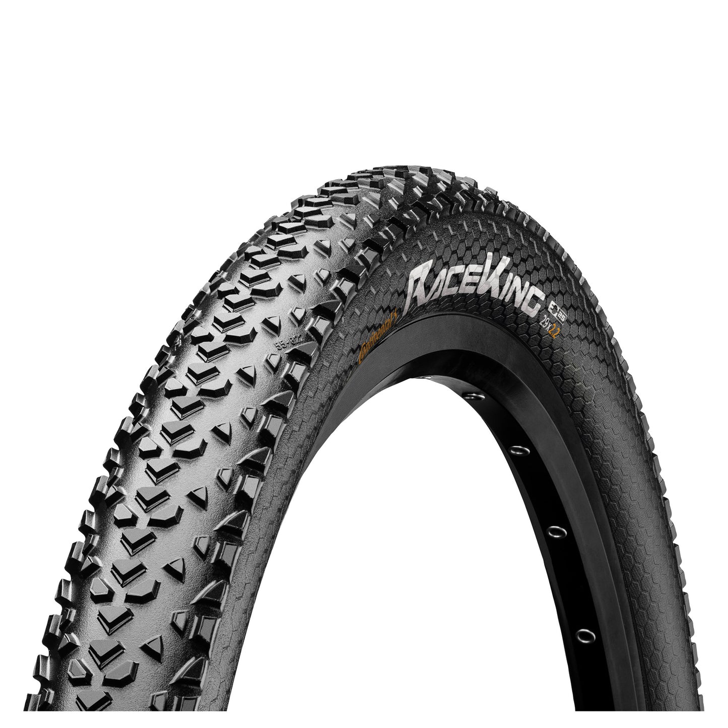 Continental Race King Tyre - Wire Bead SL: BLACK/BLACK 27.5X2.00"