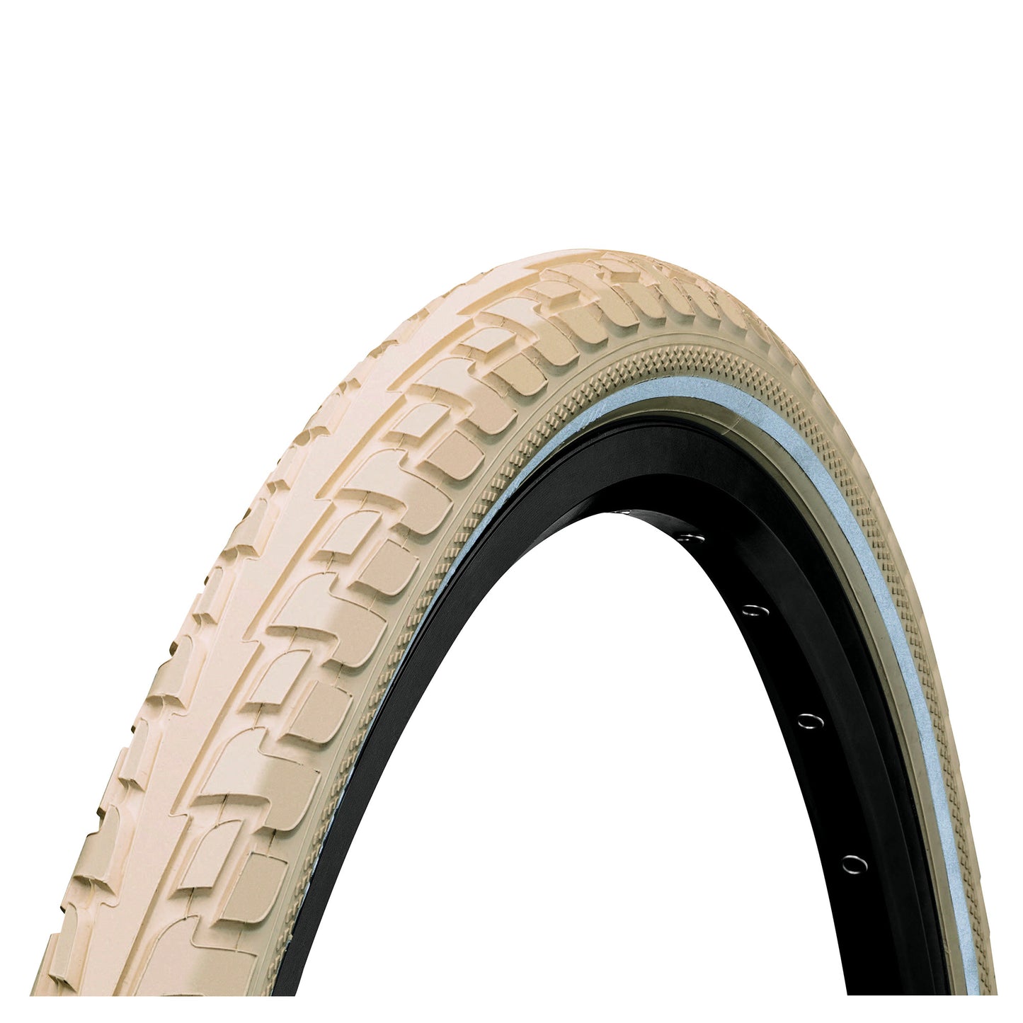Continental RIDE Tour Reflex Tyre - Wire Bead: CREAM/CREAM REFLEX 700X35C