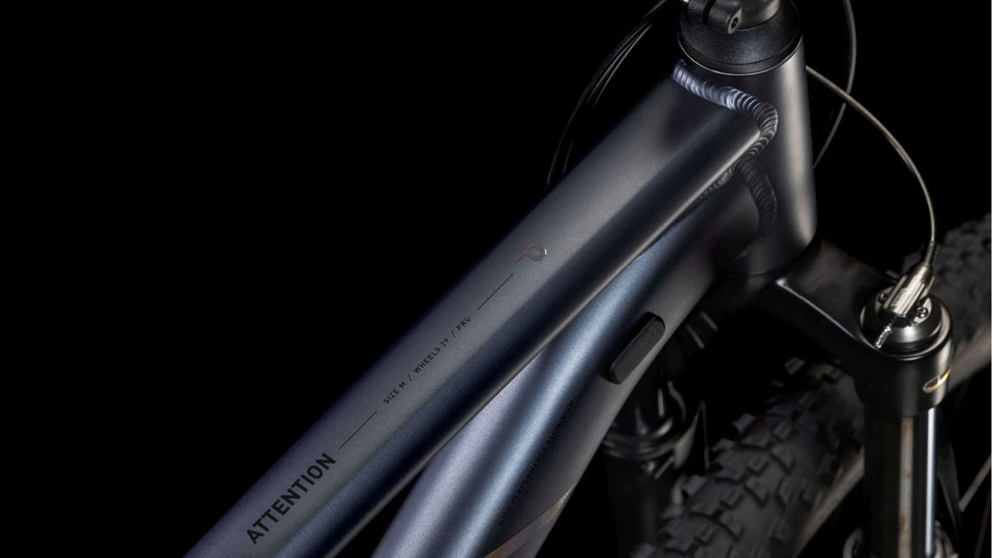 CUBE ATTENTION PRO METALLICGREY/BLACK 2025