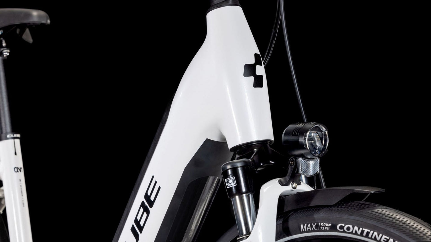 CUBE SUPREME HYBRID COMFORT ONE 500 METALLICWHITE 2025