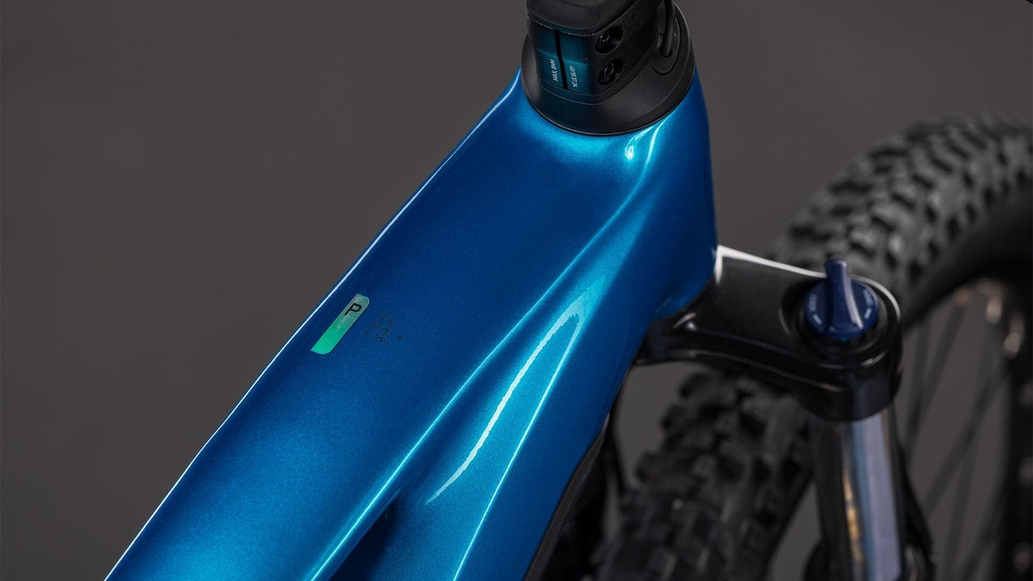 Cube Reaction Hybrid Performance 600 2026 Electric Mountain Bike Electric Blue Dazzle